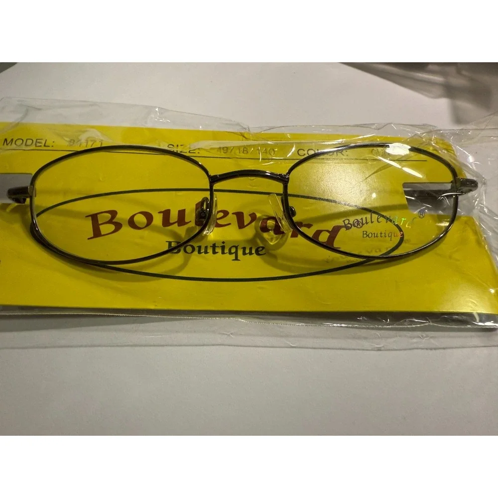 Boulevard Boutique 4171 Gun Metal color 49-18-140 Full Rim Eyeglasses‎ Frame